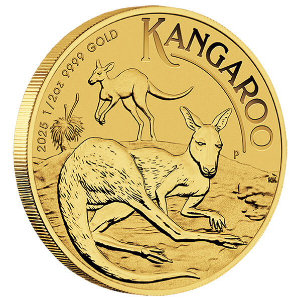 1/2 Unze Goldmünze Australian Kangaroo 2025 1/2 Unze Goldmünze Australian Kangaroo 2025