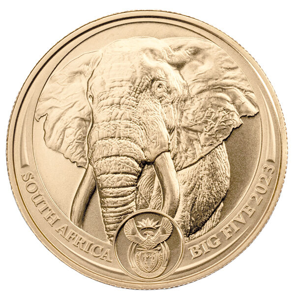 1 Unze Gold The Big Five Elefant (diverse Jahrgänge)