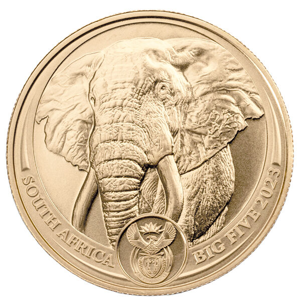 1 Unze Goldmünze The Big Five Elefant (diverse Jahrgänge) 1 Unze Goldmünze The Big Five Elefant (diverse Jahrgänge)