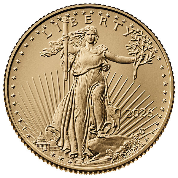 1/4 Unze Goldmünze American Eagle 2026