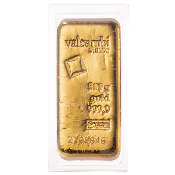 500 g Goldbarren Valcambi 500 g Goldbarren Valcambi
