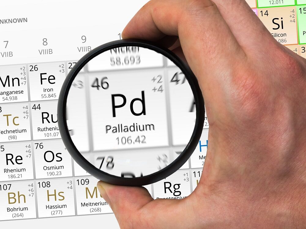 Palladium als Edelmetall und Beispiel für den Verkauf von Palladiumbarren in Essen