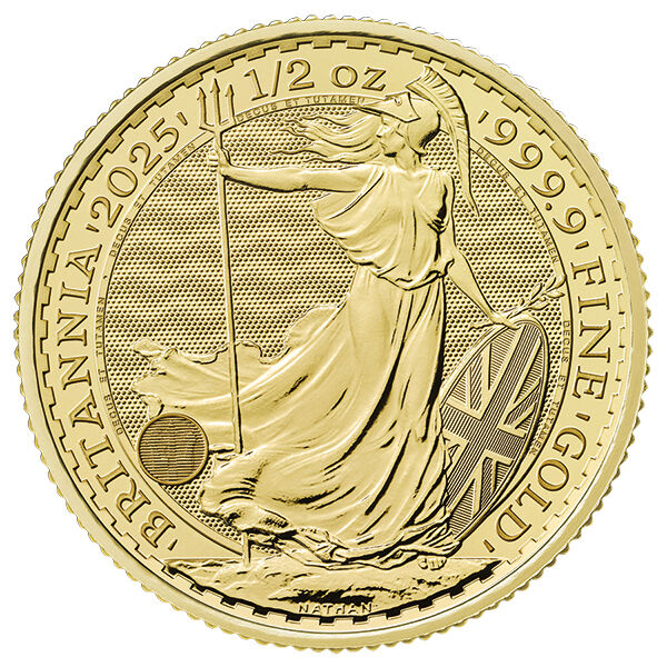 1/2 Unze Goldmünze Britannia 2025 1/2 Unze Goldmünze Britannia 2025