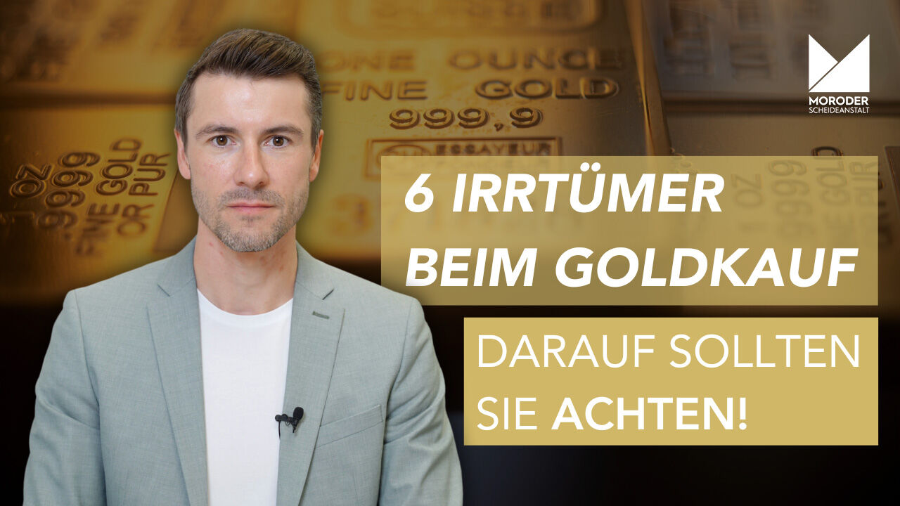 Thumbnail zum Thema sechs Irrtümer beim Goldkauf