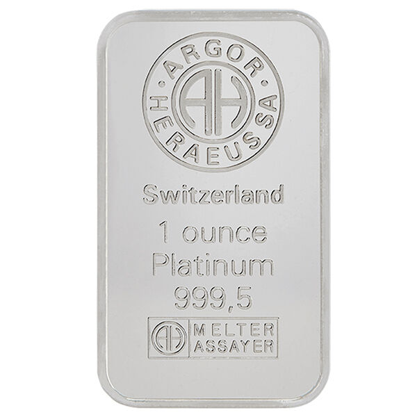 1 Unze Platinbarren (diverse Hersteller) LPPM zertifiziert