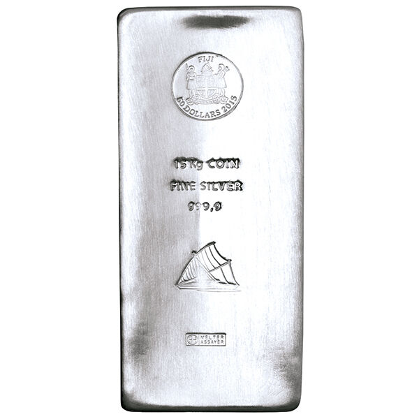 15000 g Silber Fiji Münzbarren (Argor-Heraeus)