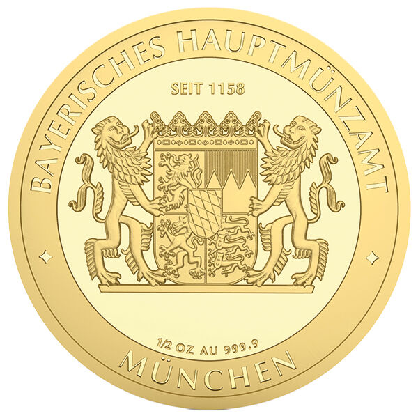 1/2 Unze Goldmünze Bayern Thaler 2026