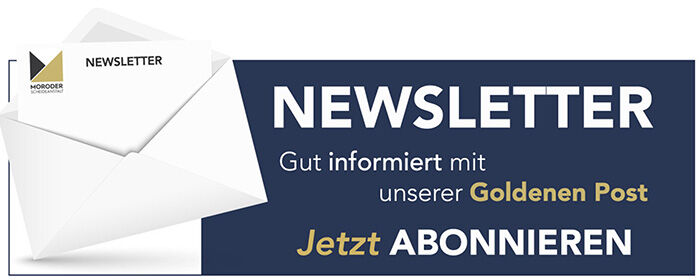 Banner zur Newsletter-Anmeldung bei der Moroder Scheideanstalt