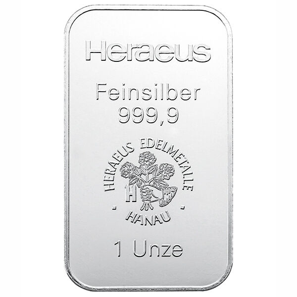 1 Unze Silberbarren (diverse Hersteller) LBMA zertifiziert 1 Unze Silberbarren (diverse Hersteller) LBMA zertifiziert