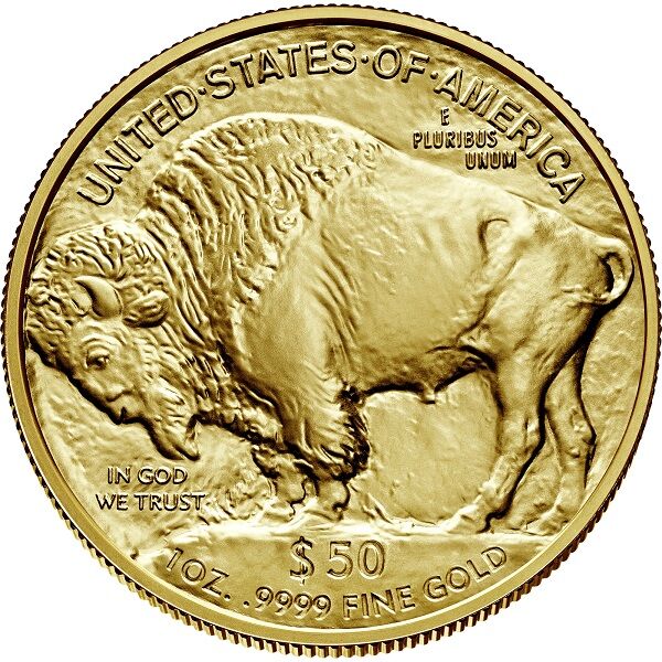 American Buffalo Goldmünze 1 Unze Rückseite American Buffalo Goldmünze 1 Unze Rückseite