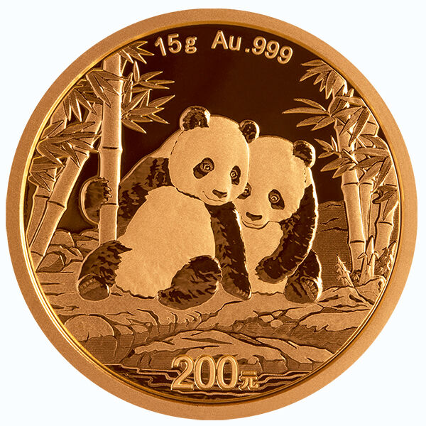 15 g Goldmünze China Panda 2026