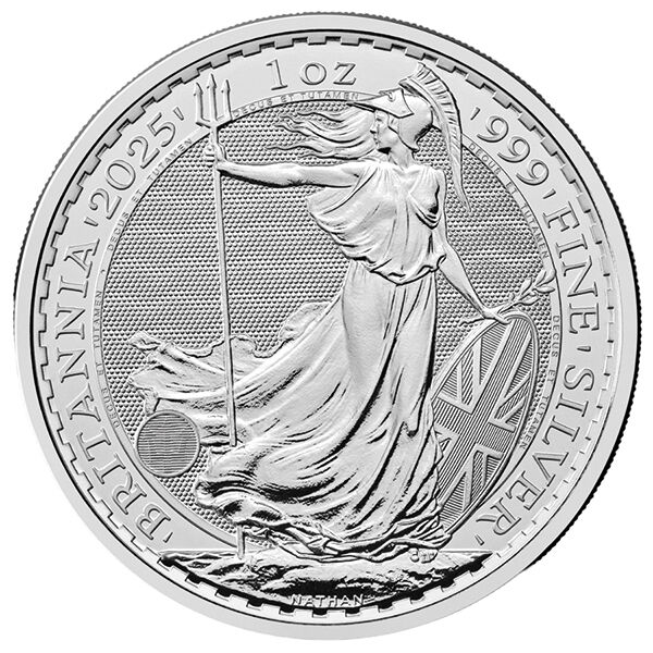 1 Unze Silbermünze Britannia 2025 1 Unze Silbermünze Britannia 2025