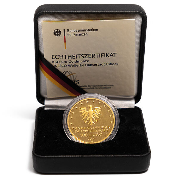 100 Euro Gold 1/2 Unze 2016 UNESCO Welterbe Altstadt Regensburg