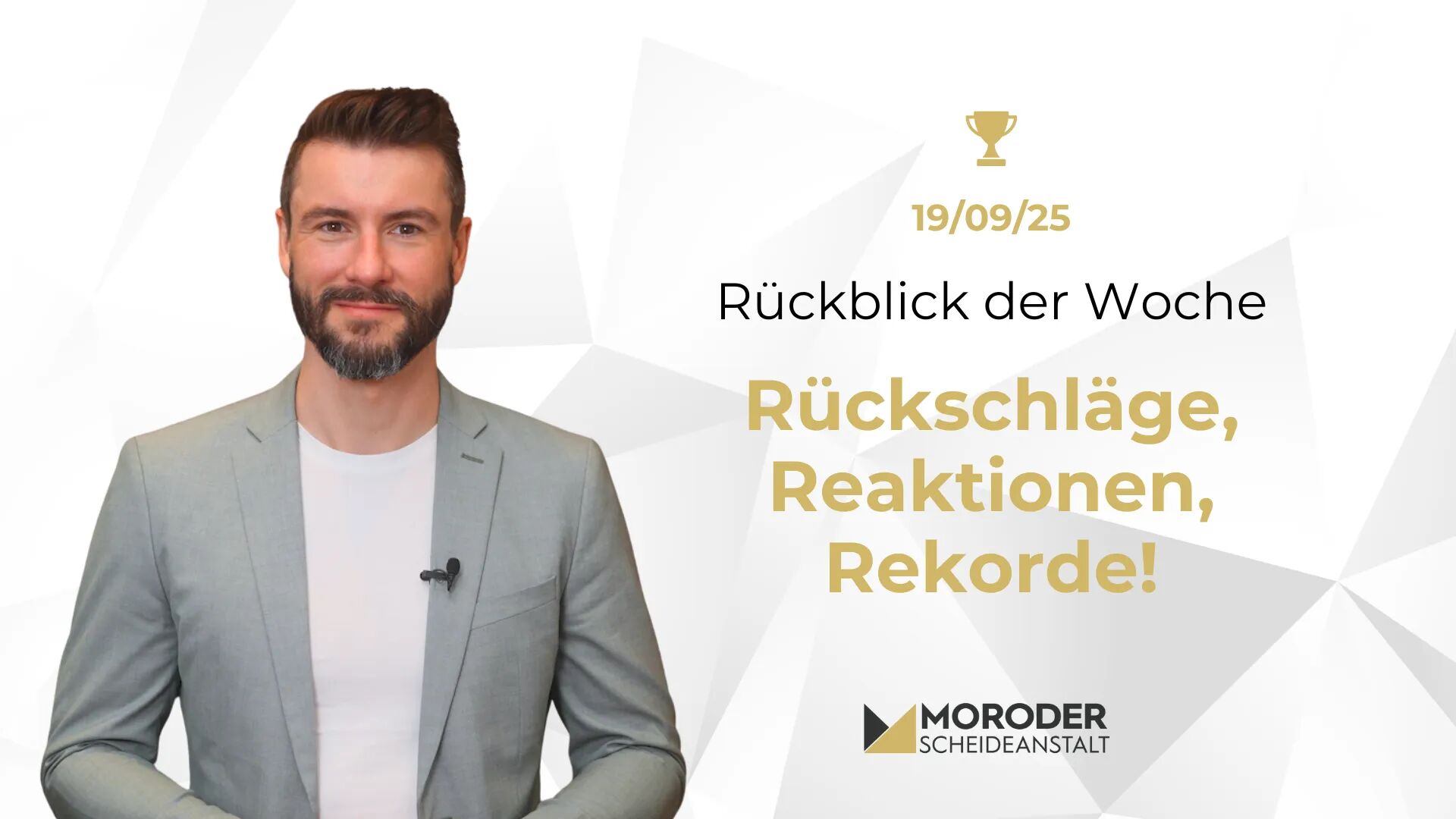 Wochenrückblick Goldpreis