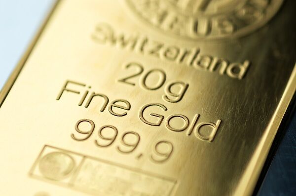 Goldbarren als Beispiel für ein Investment in Anlagegold