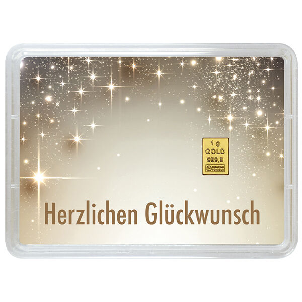 Geburt Goldbarren 1 g Geburt Goldbarren 1 g
