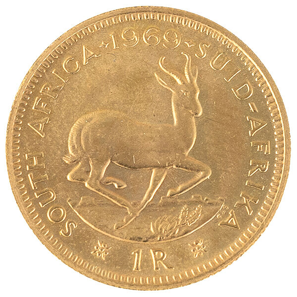 1 Rand Südafrika Goldmünze