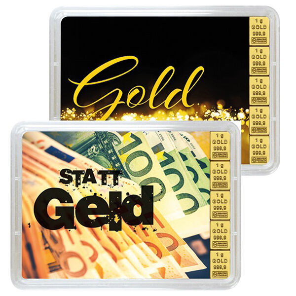 5 x 1 g Goldbarren Gold statt Geld Valcambi LBMA zertifiziert 5 x 1 g Goldbarren Gold statt Geld Valcambi LBMA zertifiziert