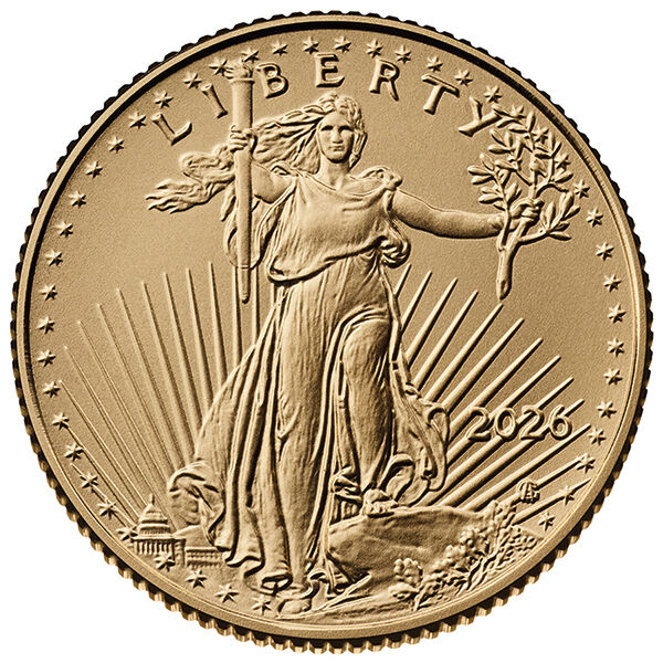 1/10 Unze Goldmünze American Eagle 2026