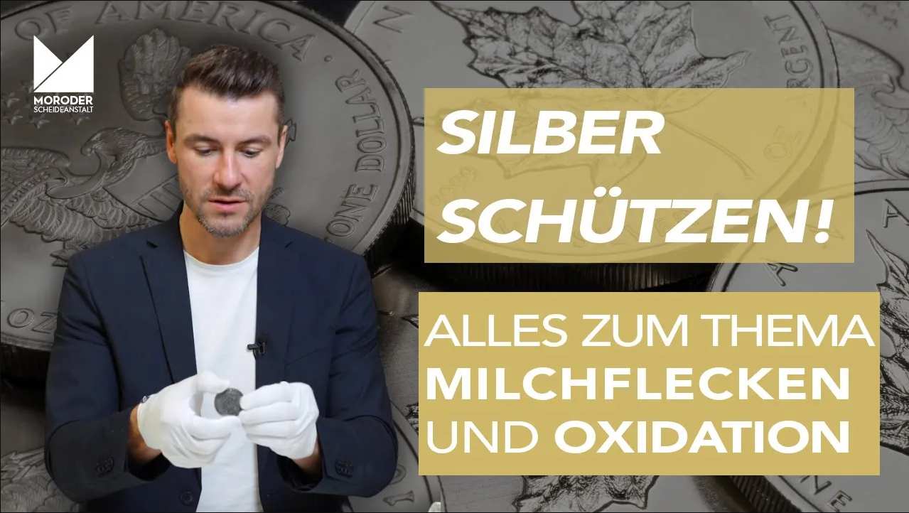 YouTube-Thumbnail zum Thema Oxidation und Oberflächenveränderungen bei Silber
