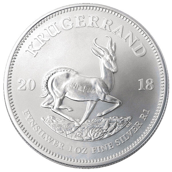 1 Unze Silbermünze Krügerrand (diverse Jahrgänge) 1 Unze Silbermünze Krügerrand (diverse Jahrgänge)