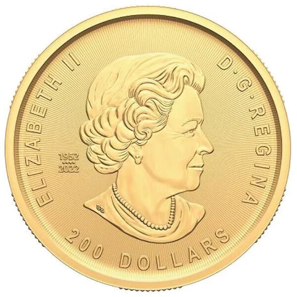 1 Unze Goldmünze Klondike Weg des Goldes der Royal Canadian Mint bei der Moroder Scheideanstalt