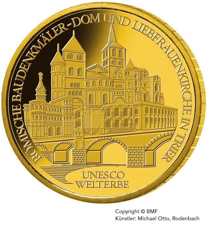 100 Euro Gold 1/2 Unze 2009 UNESCO Welterbe Trier