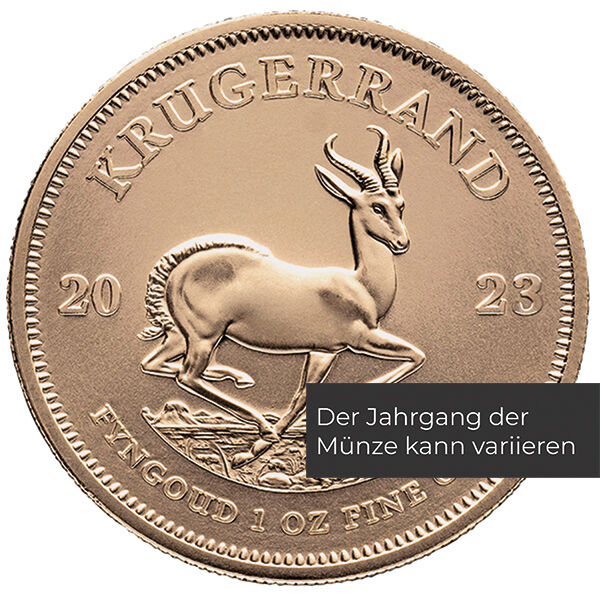 1 Unze Goldmünze Krügerrand (diverse Jahrgänge)