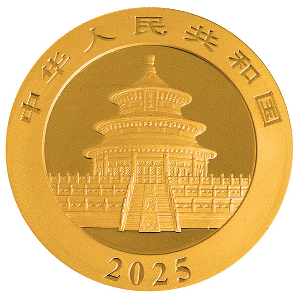 15 g Gold China Panda 2025