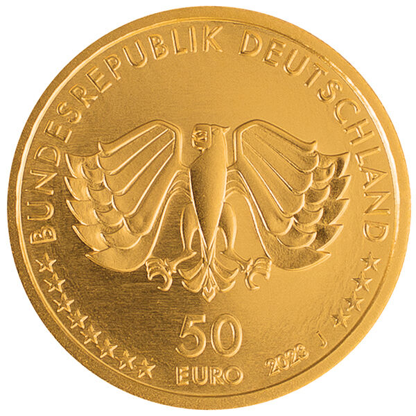 1/4 Unze Goldmünze 50 Euro Deutsches Handwerk Ernährung 2023