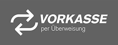 Hinweisbild zur Zahlung per Vorkasse und Überweisung bei der Moroder Scheideanstalt