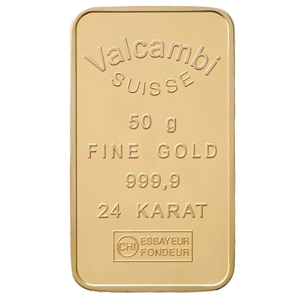 50 g Goldbarren Valcambi 50 g Goldbarren Valcambi