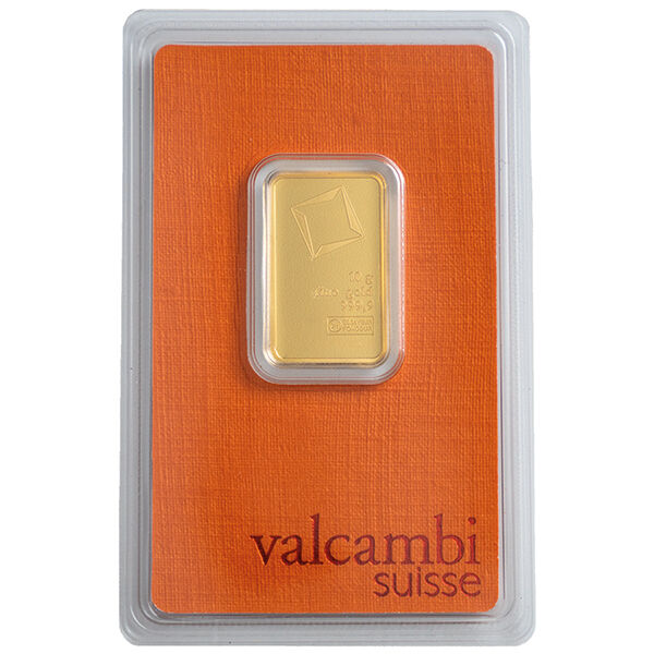 10 g Goldbarren Valcambi 10 g Goldbarren Valcambi