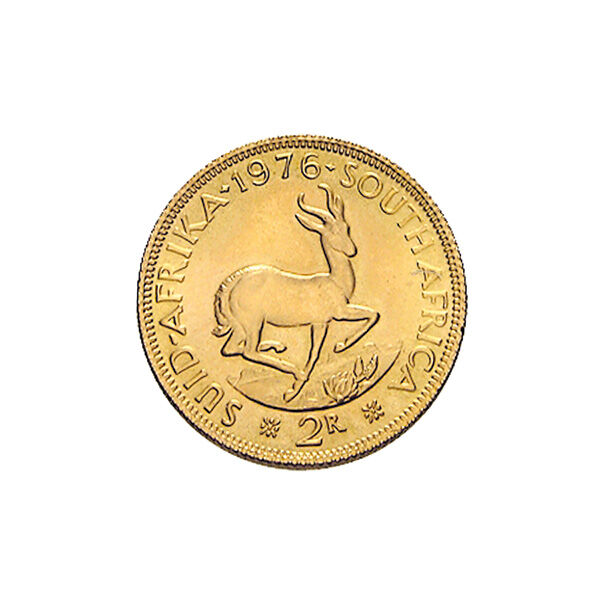 2 Rand Südafrika Goldmünze
