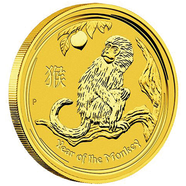 1/20 Unze Goldmünze Lunar II Jahr des Affen 2016 1/20 Unze Goldmünze Lunar II Jahr des Affen 2016