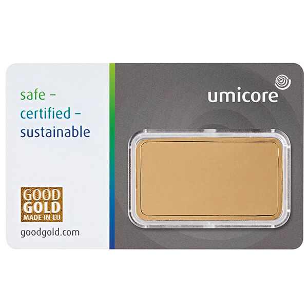 1 Unze Goldbarren Umicore 1 Unze Goldbarren Umicore