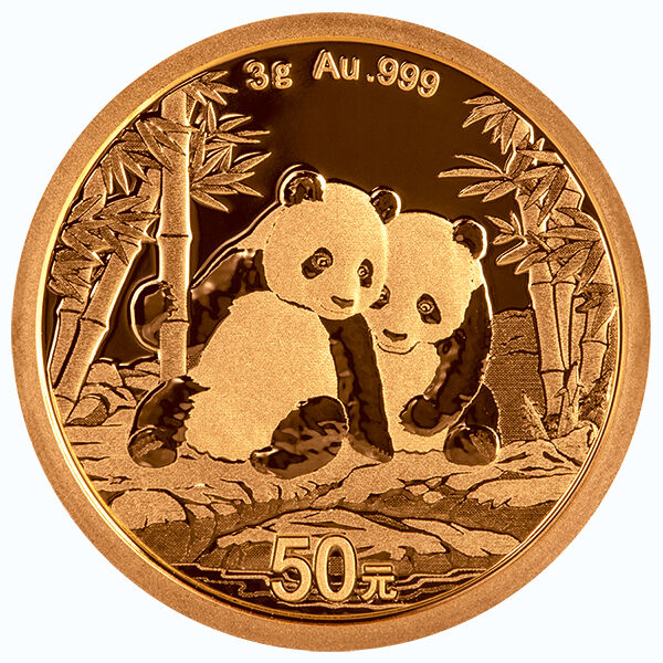 3 g Goldmünze China Panda 2026
