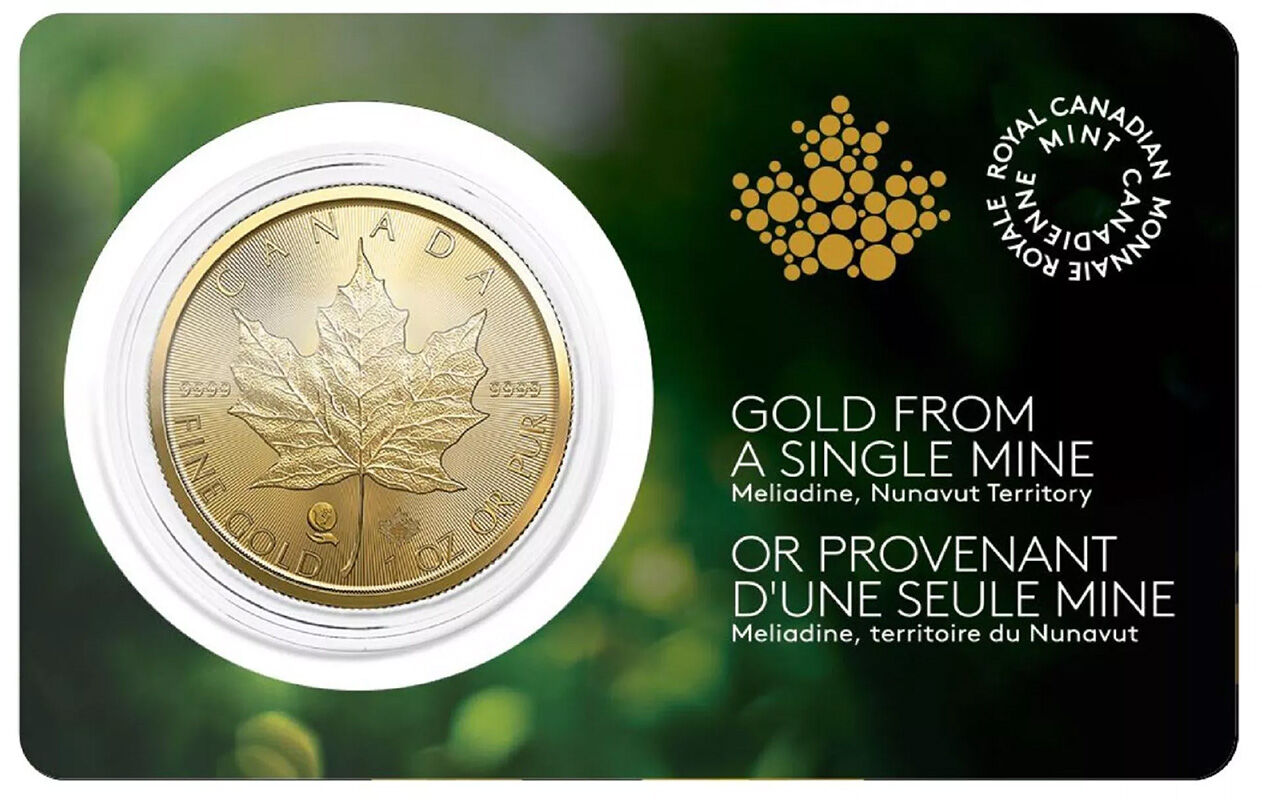 Maple Leaf Single Sourced Mine Maple Leaf 1 Unze Single Sourced Mine in der Moroder Scheideanstalt kaufen