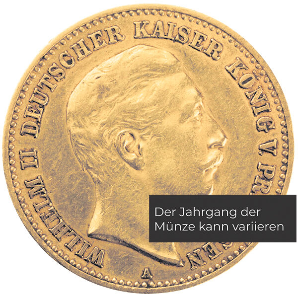 10 Mark Gold Kaiserreich (diverse Jahrgänge) SONDERANGEBOT 10 Mark Gold Kaiserreich (diverse Jahrgänge) SONDERANGEBOT