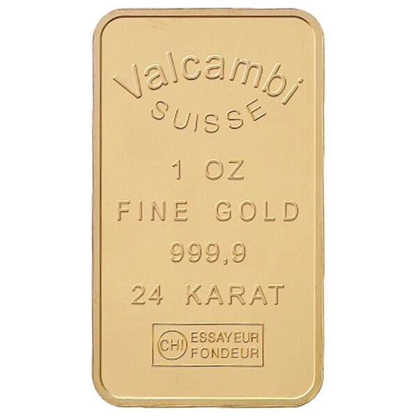 1 Unze Goldbarren Valcambi 1 Unze Goldbarren Valcambi