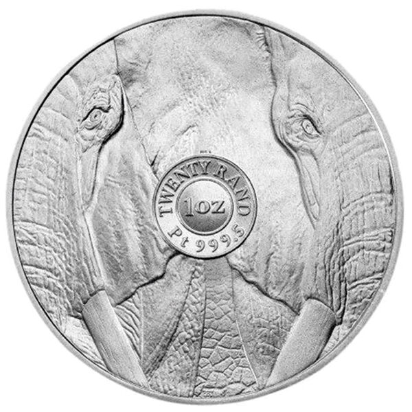 1 Unze Platinmünze Südafrika Elefant 2023 (Big Five Serie) 1 Unze Platinmünze Südafrika Elefant 2023 (Big Five Serie)