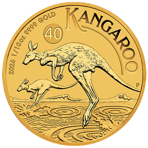 1/10 Unze Goldmünze Australian Kangaroo 2026