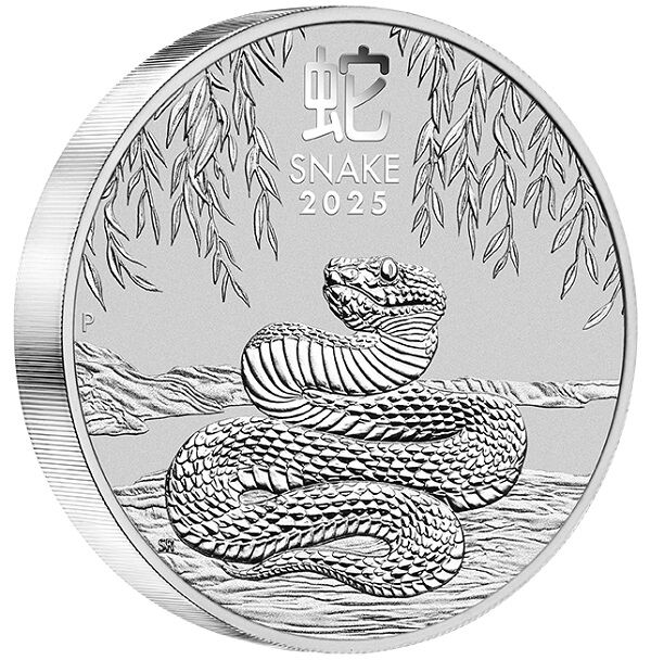 1 kg Silbermünze Lunar III Schlange 2025 Moroder Scheideanstalt 1 kg Silbermünze Lunar III Schlange 2025 Moroder Scheideanstalt