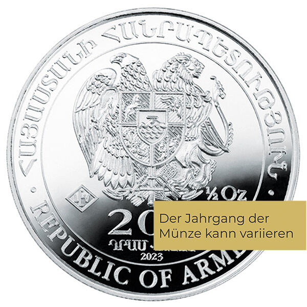 1/2 Unze Silber Arche Noah (diverse Jahrgänge) 1/2 Unze Silber Arche Noah (diverse Jahrgänge)