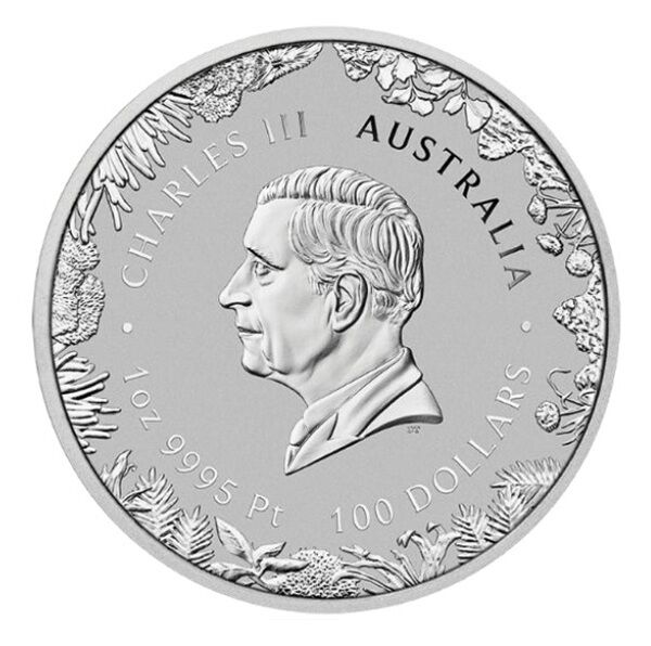 1 Unze Platinmünze Wonders of Australia 2026 Vorderseite