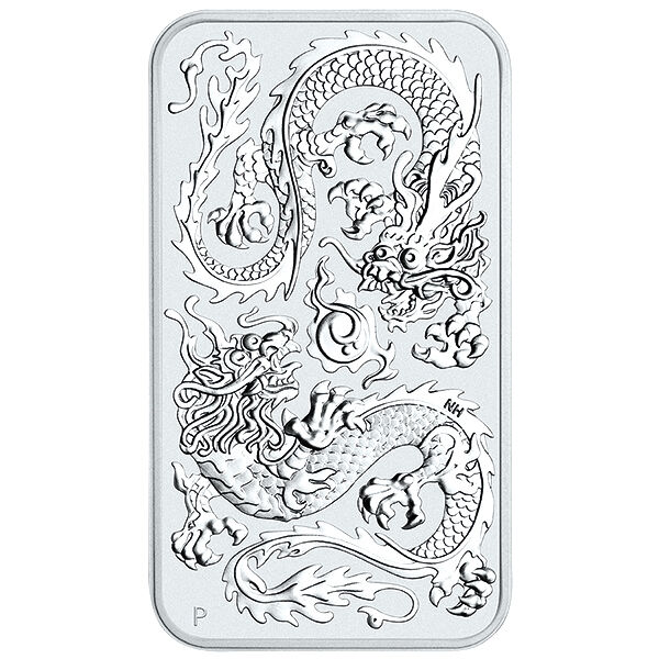1 Unze Silbermünzbarren Dragon Rectangle (diverse Jahrgänge)