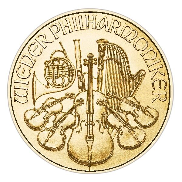 Wiener Philharmoniker 1/25 Unze 2024 Vorderseite Moroder Scheideanstalt