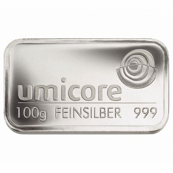100 g Silberbarren (diverse Hersteller) LBMA zertifiziert 100 g Silberbarren (diverse Hersteller) LBMA zertifiziert
