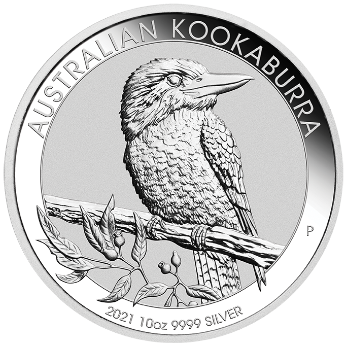 Australian Kookaburra Silbermünze 10 Dollar Rückseite