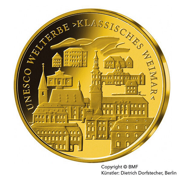 100 Euro Gold 1/2 Unze 2006 UNESCO Welterbe Weimar